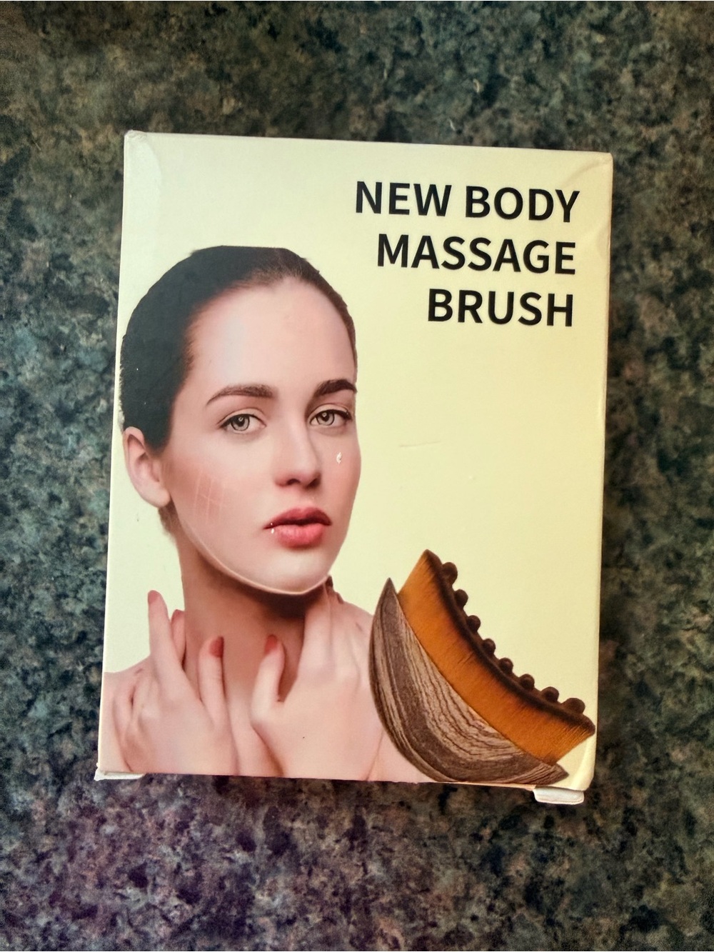 New Body Face Massage Sculpting Brush Brown Lymphatic Contour Face Brush